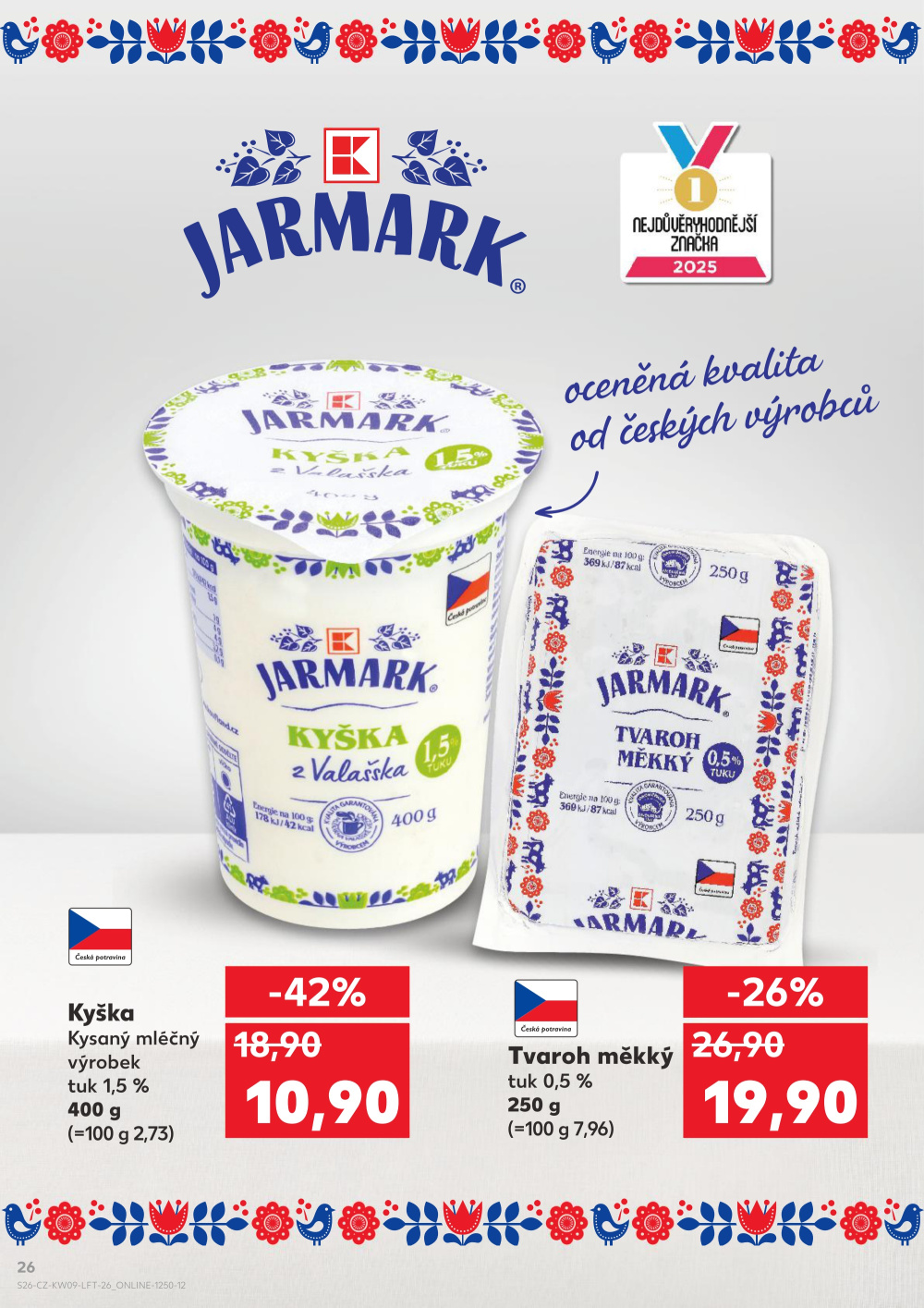 Leták Kaufland leták Praha - Barrandov - strana 26