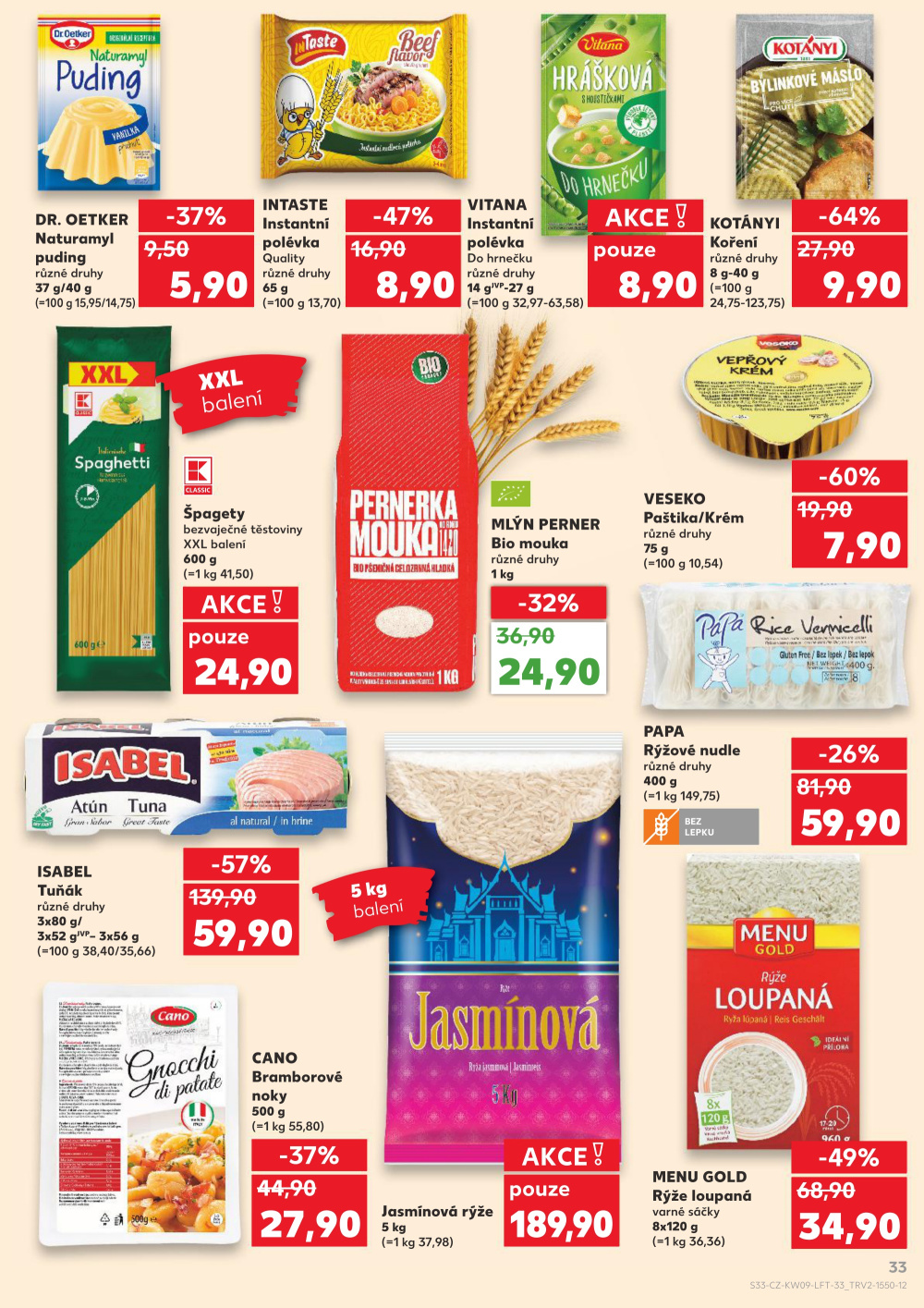Leták Kaufland leták Praha - Barrandov - strana 33