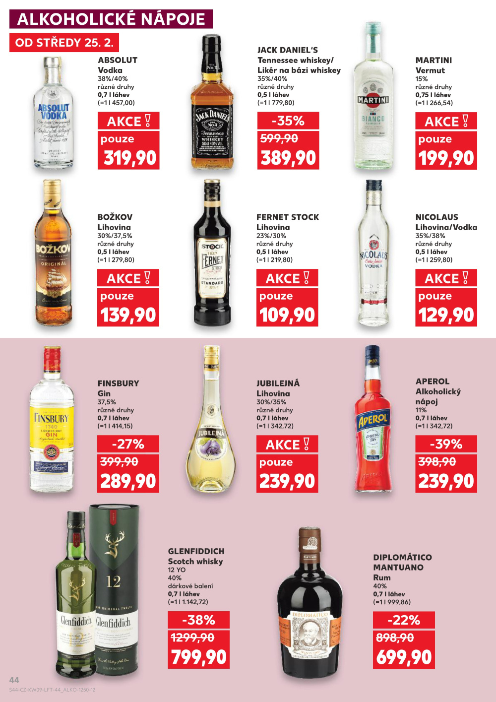 Leták Kaufland leták Praha - Barrandov - strana 44
