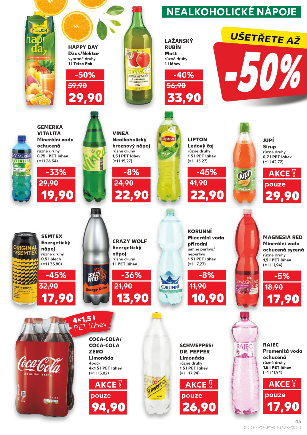 Leták Kaufland leták Praha - Barrandov - strana 45