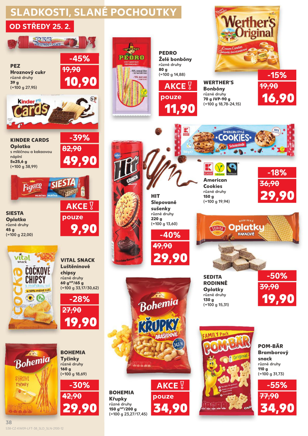 Leták Kaufland leták Pardubice - Višňovka - strana 38