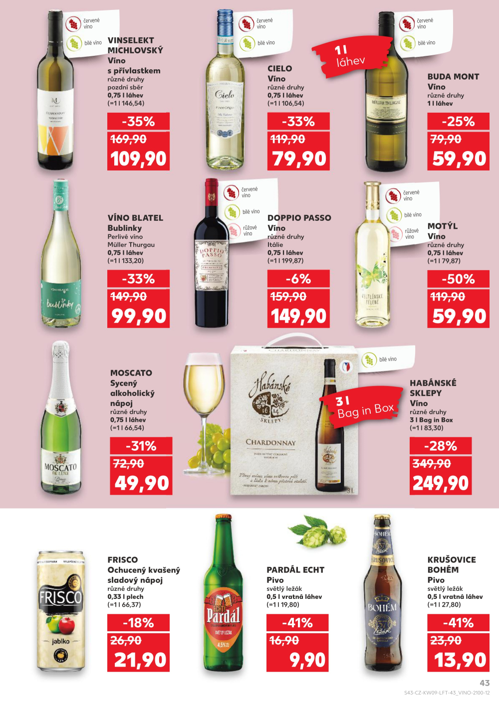 Leták Kaufland leták Chomutov - Centrum - strana 43