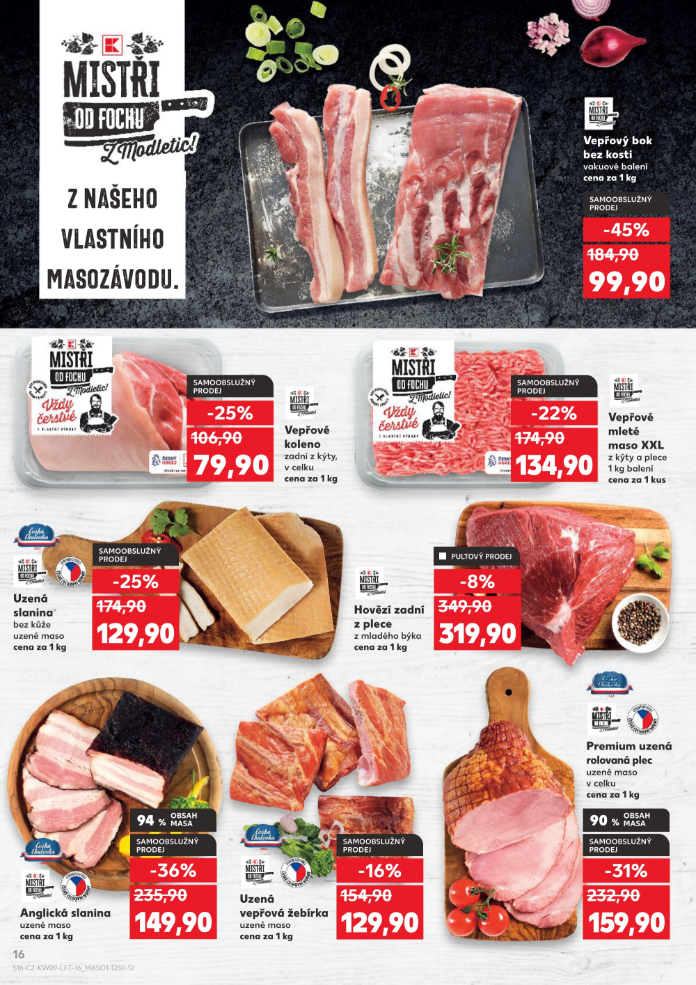 Leták Kaufland leták Velké Meziříčí - strana 16