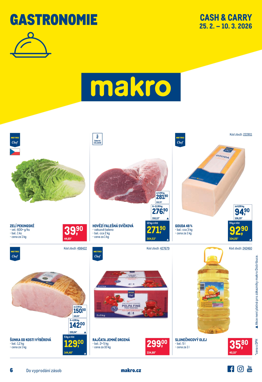 Leták Makro leták - Gastronomie - strana 1