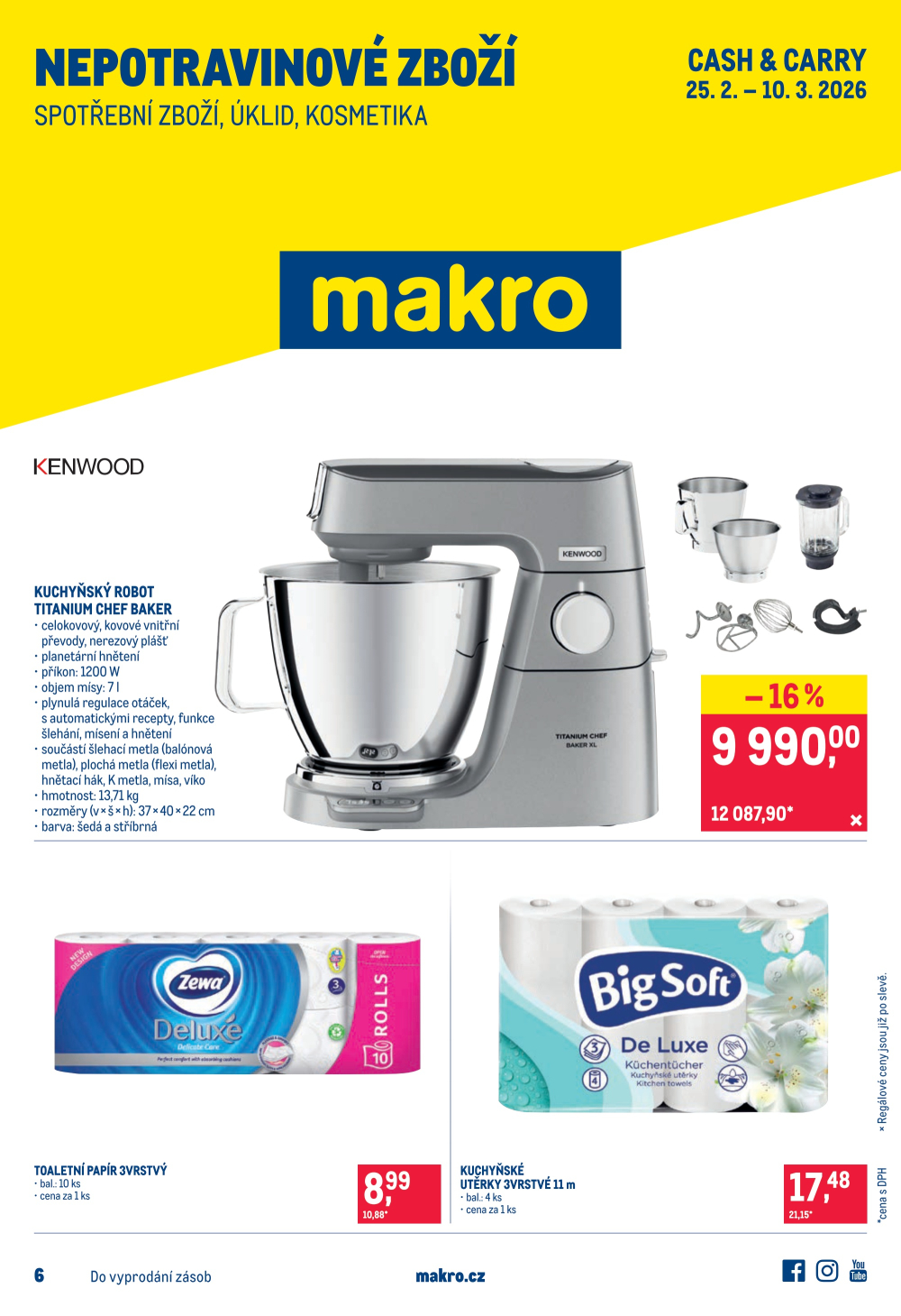 Leták Makro leták - Nepotravinové zboží - strana 1