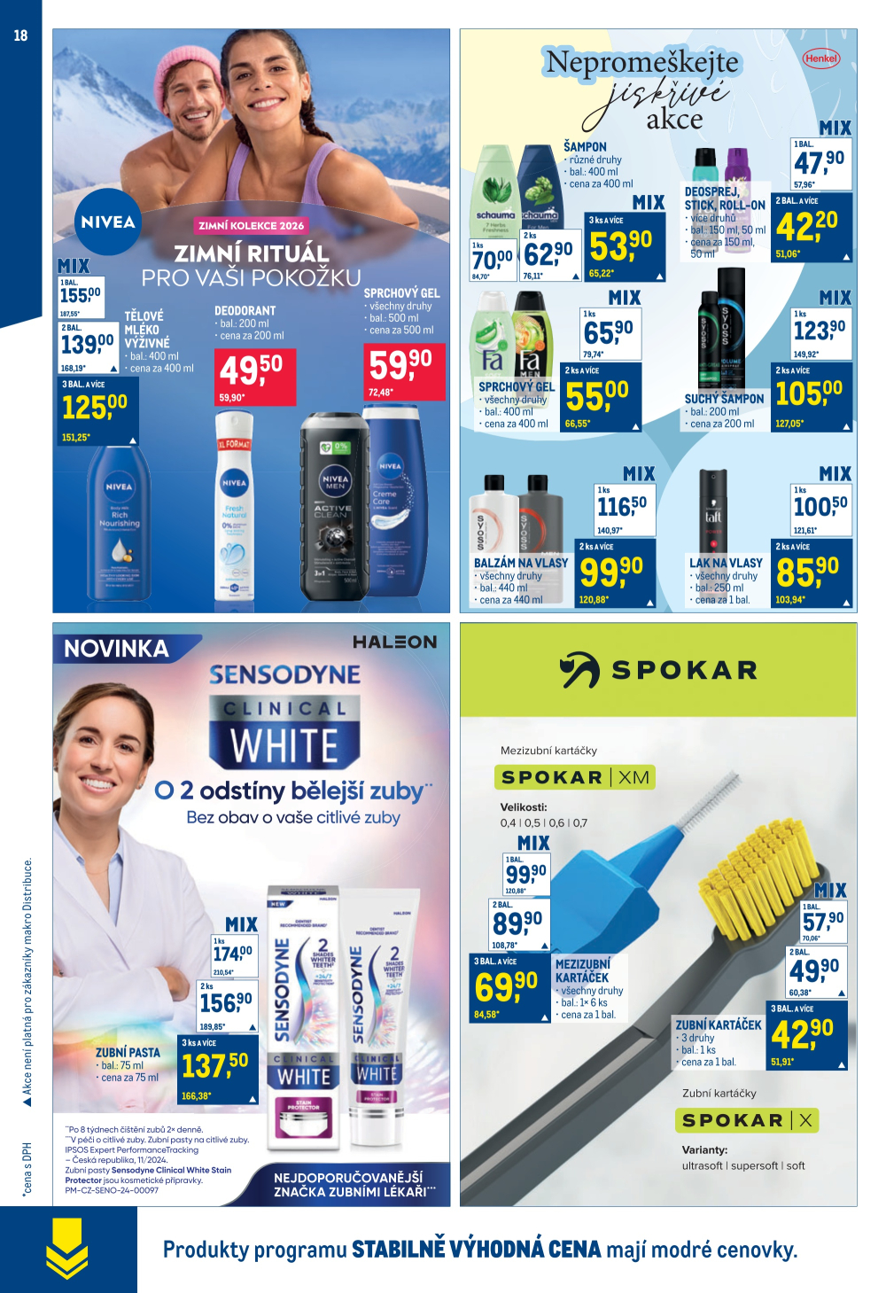 Leták Makro leták - Úklid a kosmetika - strana 18