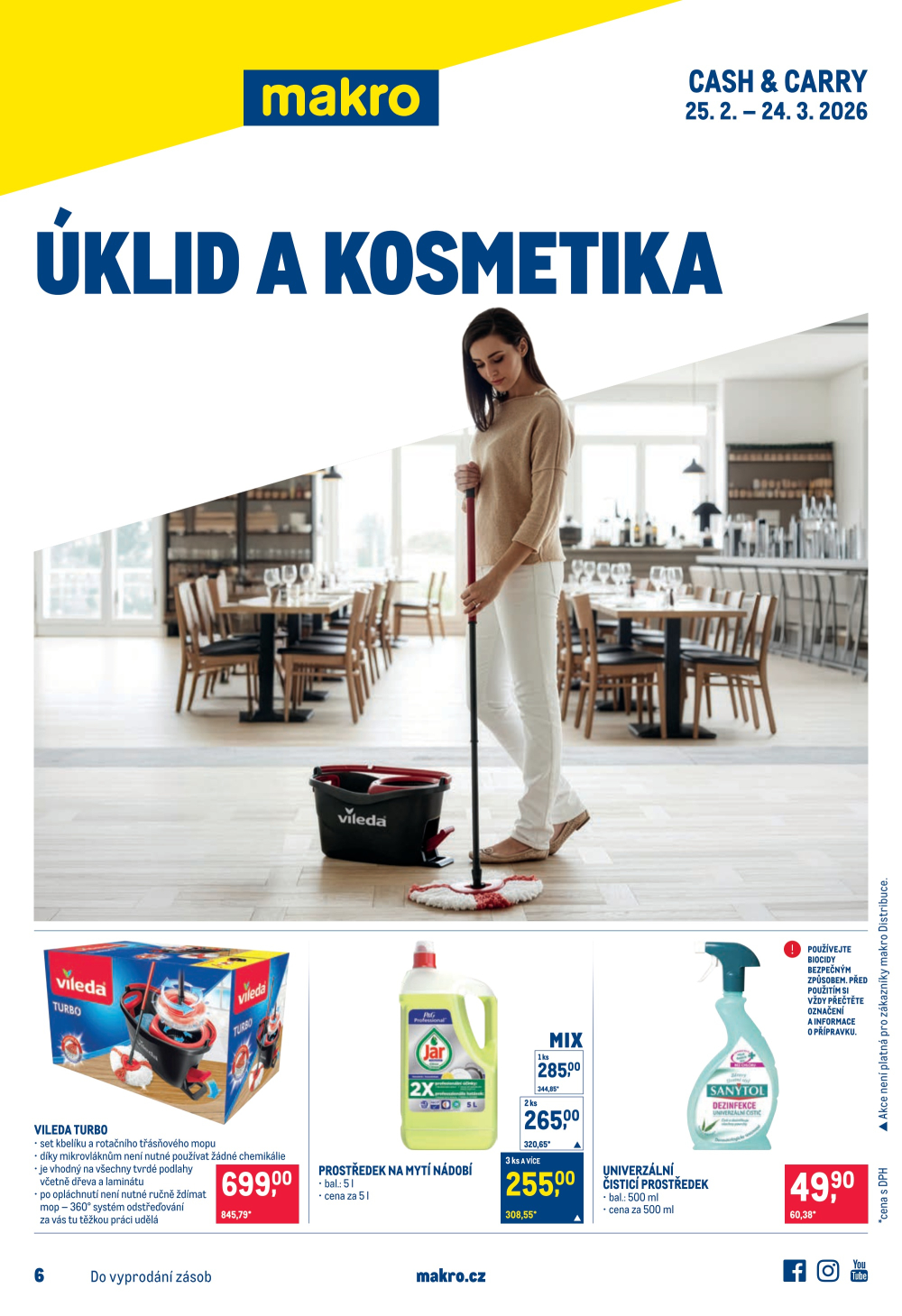Leták Makro leták - Úklid a kosmetika - strana 1