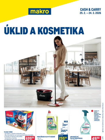 Makro leták - Úklid a kosmetika