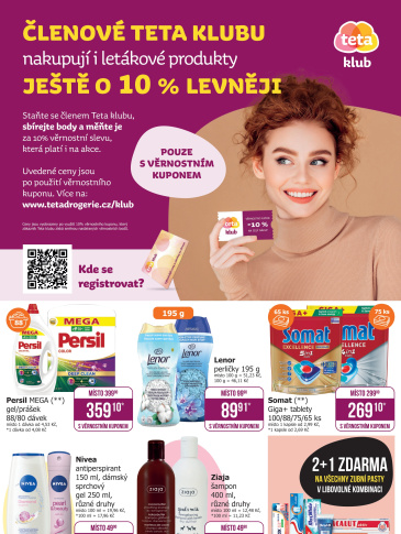Teta drogerie - Teta klub