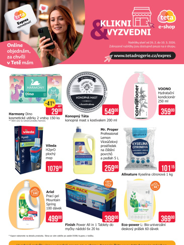Teta drogerie - Speciální nabídka e-shop