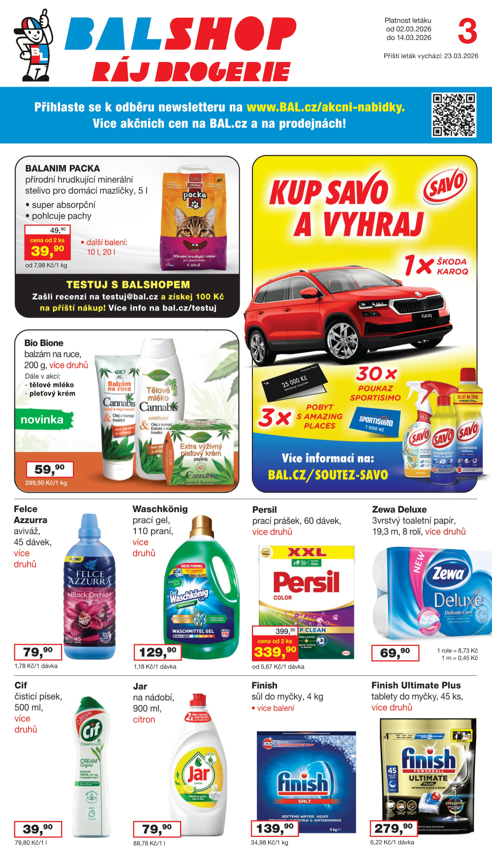 Leták Ráj drogerie leták - strana 1