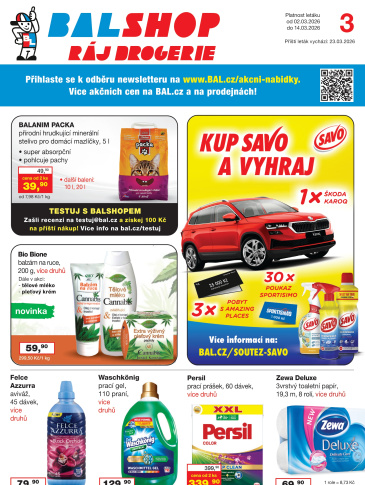 Ráj drogerie leták