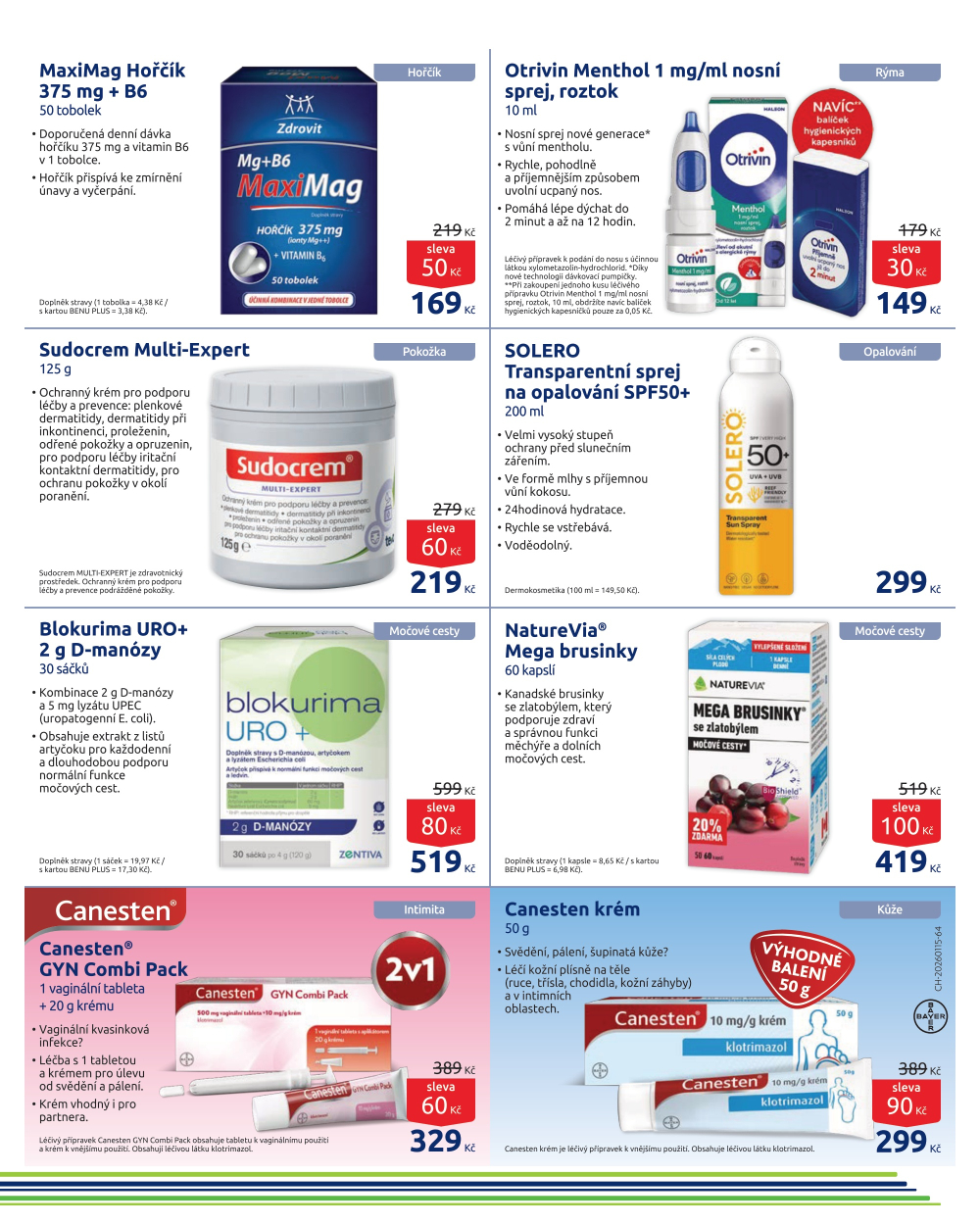 Leták BENU Lékárna leták - strana 3