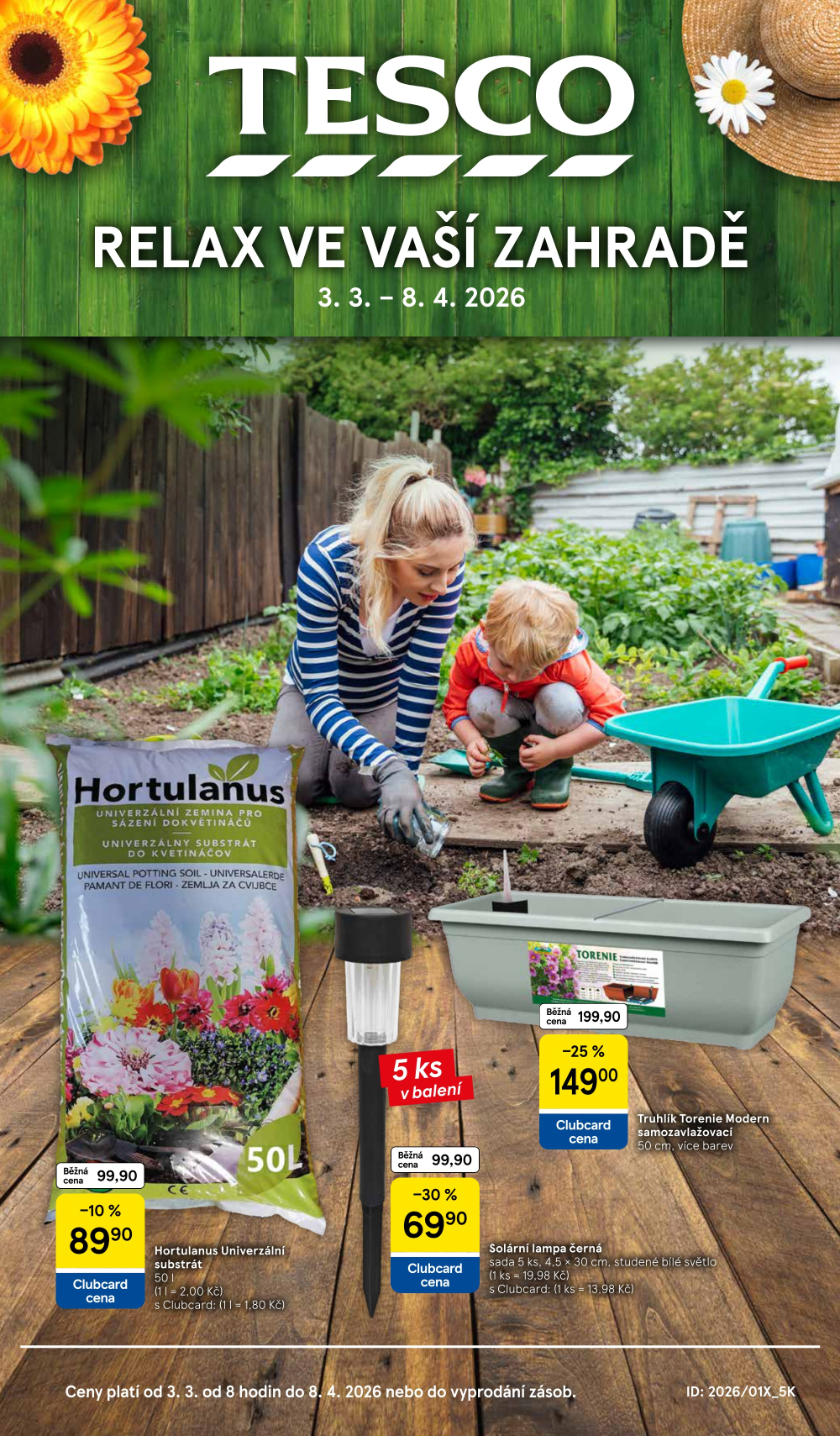 Leták Tesco leták -  Relax ve vaší zahradě - strana 1