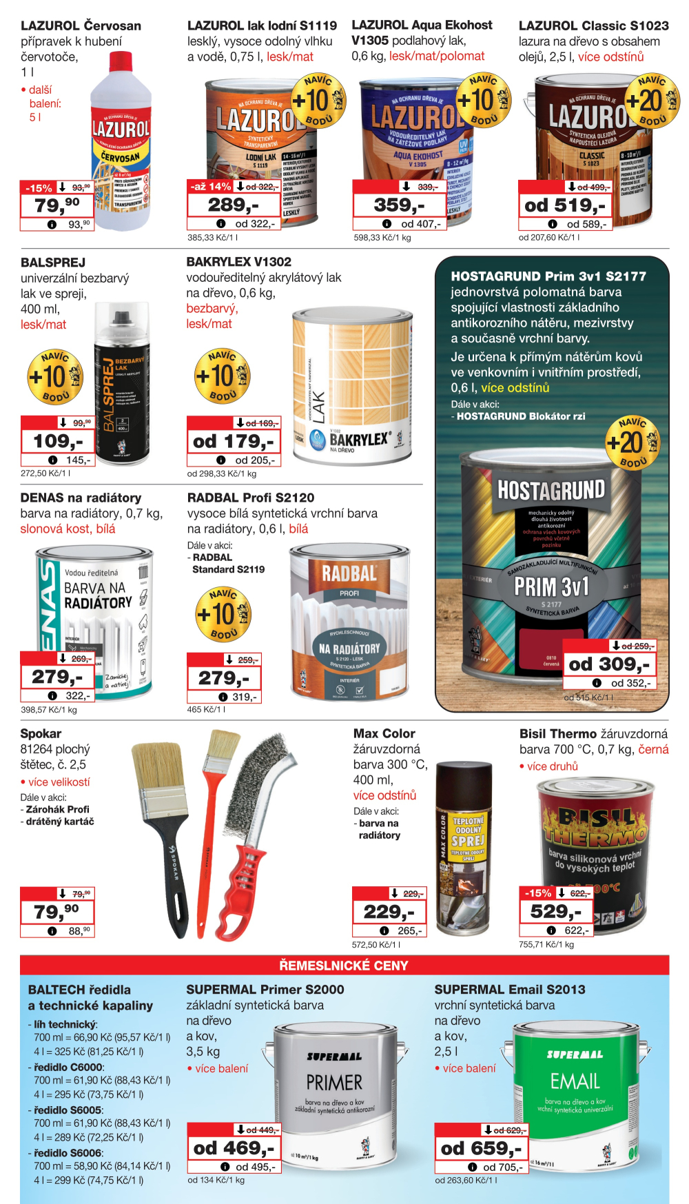 Leták Barvy a laky drogerie leták - strana 6