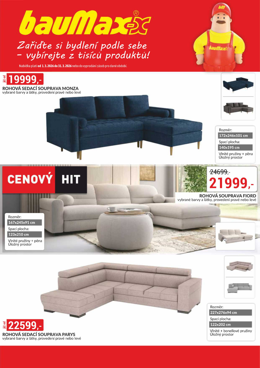 Leták bauMax leták - Zařiďte si bydlení podle sebe - strana 1