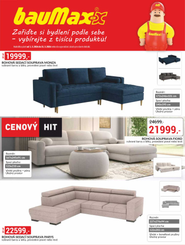 bauMax leták - Zařiďte si bydlení podle sebe