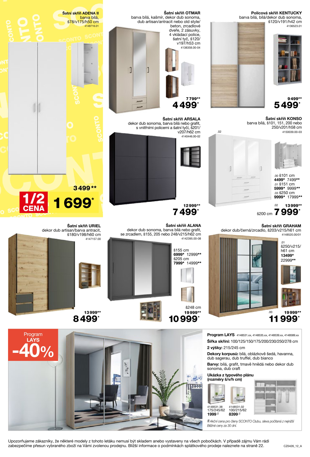 Leták SCONTO Nábytek leták - strana 12