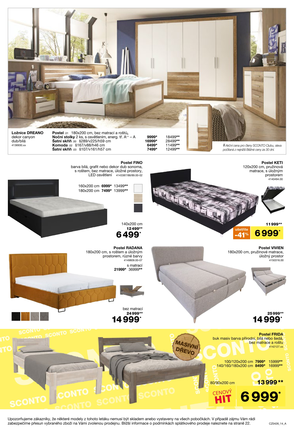 Leták SCONTO Nábytek leták - strana 14