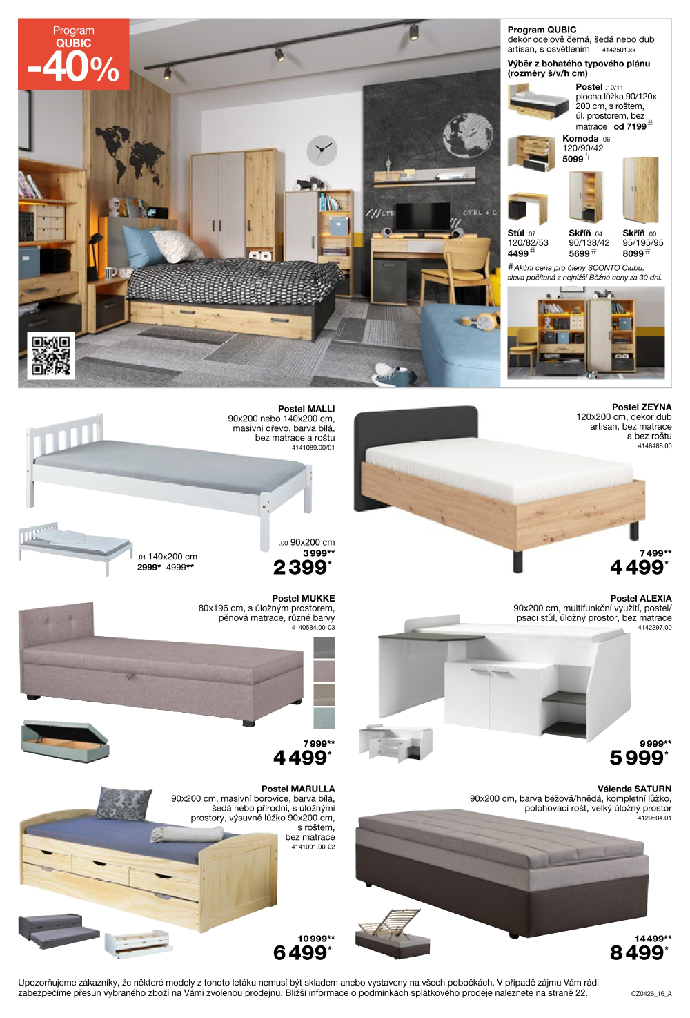 Leták SCONTO Nábytek leták - strana 16