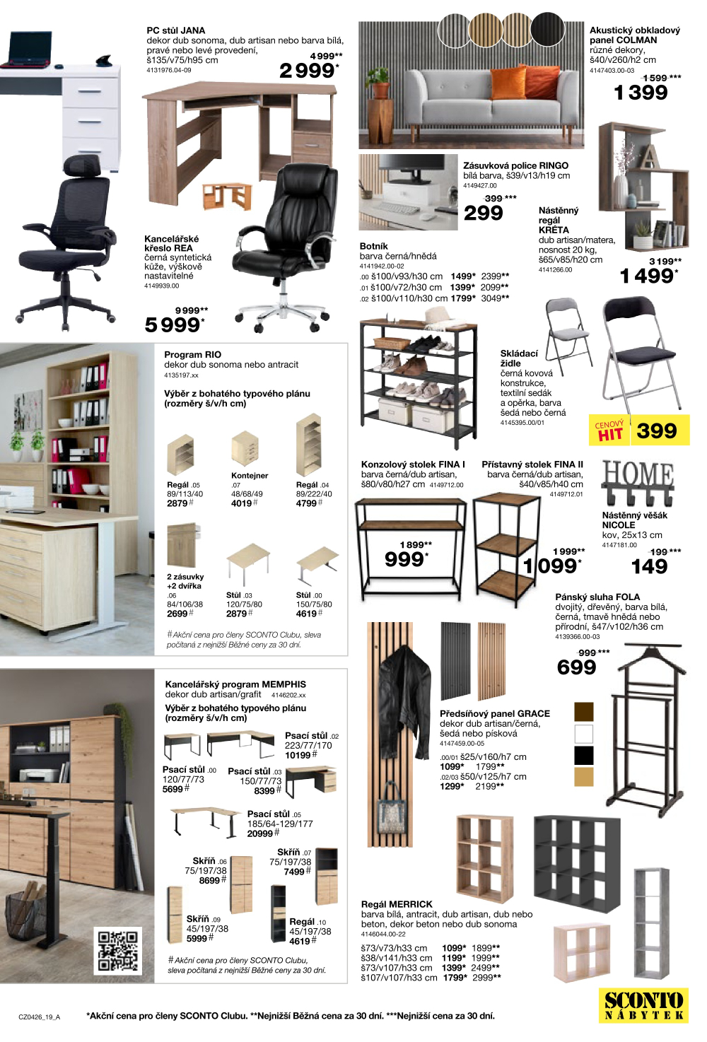 Leták SCONTO Nábytek leták - strana 19