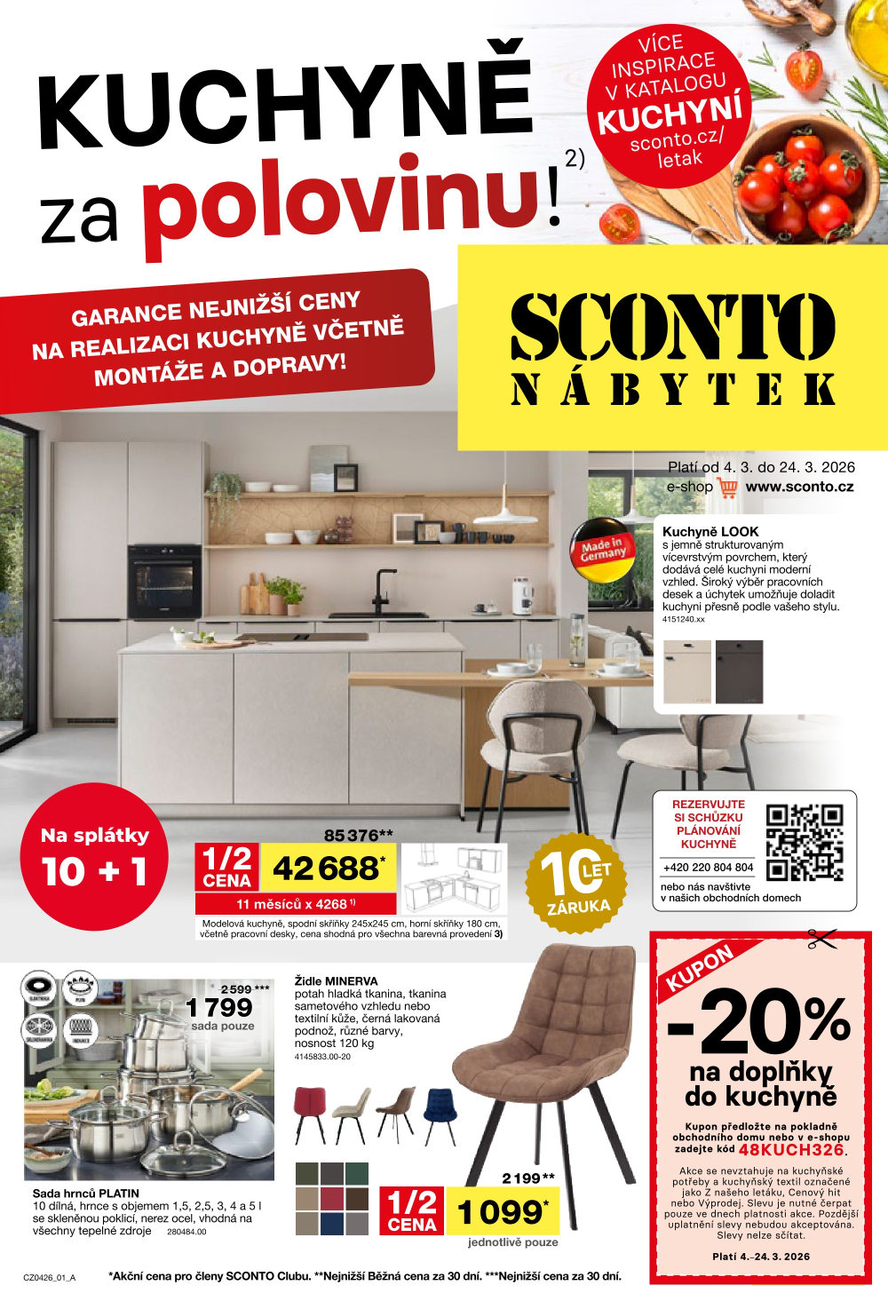 Leták SCONTO Nábytek leták - strana 1