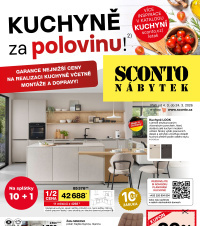 Akční leták SCONTO Nábytek 