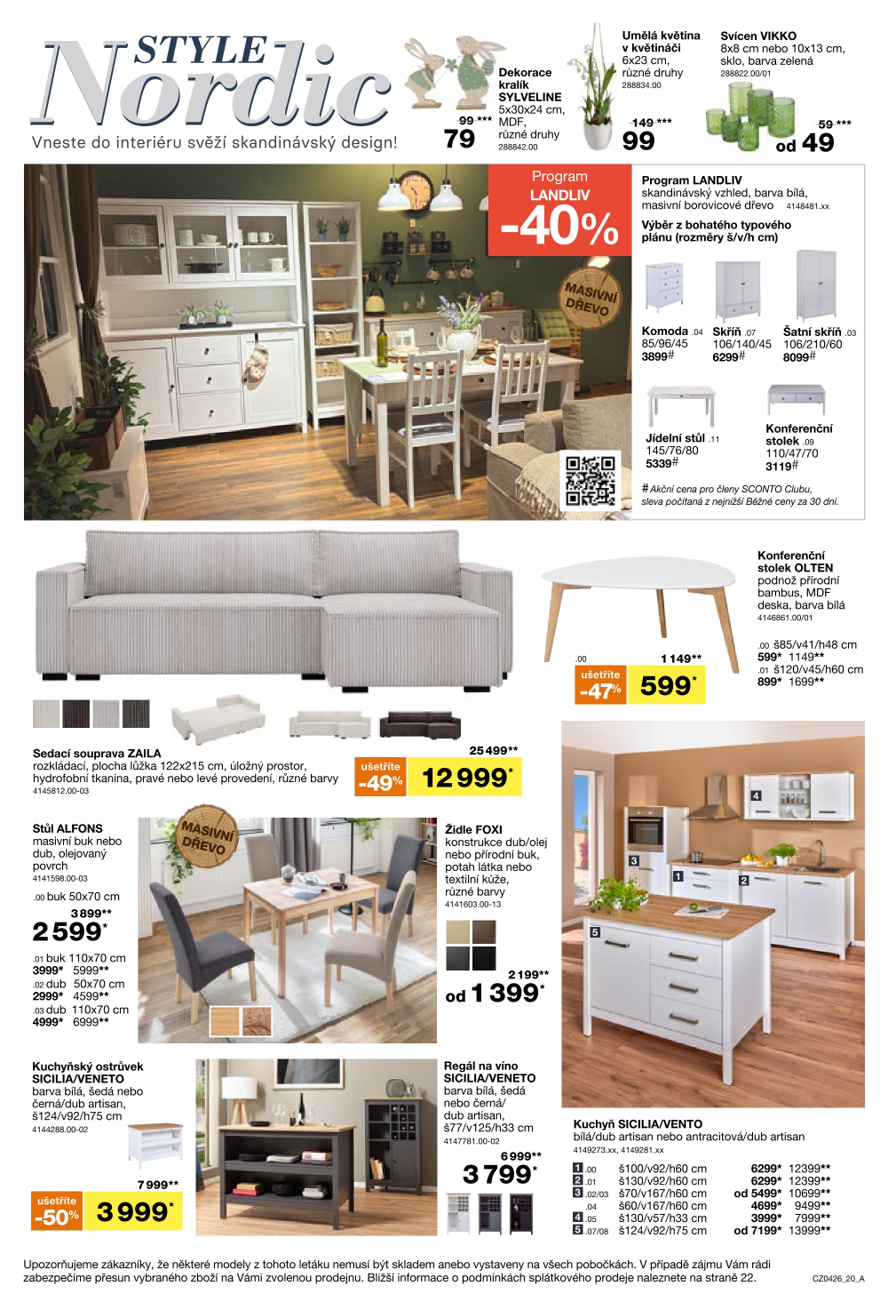 Leták SCONTO Nábytek leták - strana 20