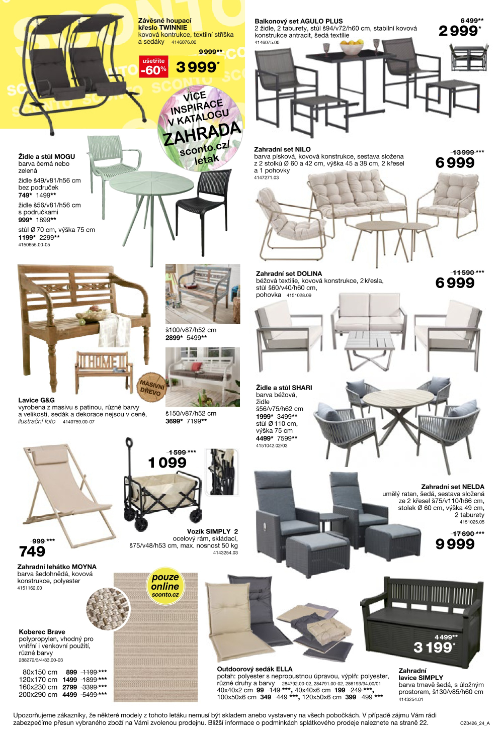 Leták SCONTO Nábytek leták - strana 24