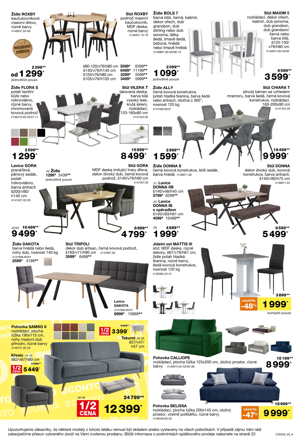 Leták SCONTO Nábytek leták - strana 4