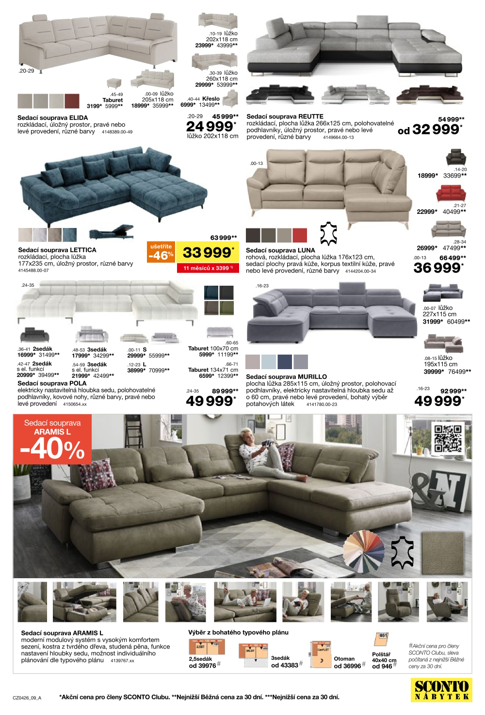 Leták SCONTO Nábytek leták - strana 9