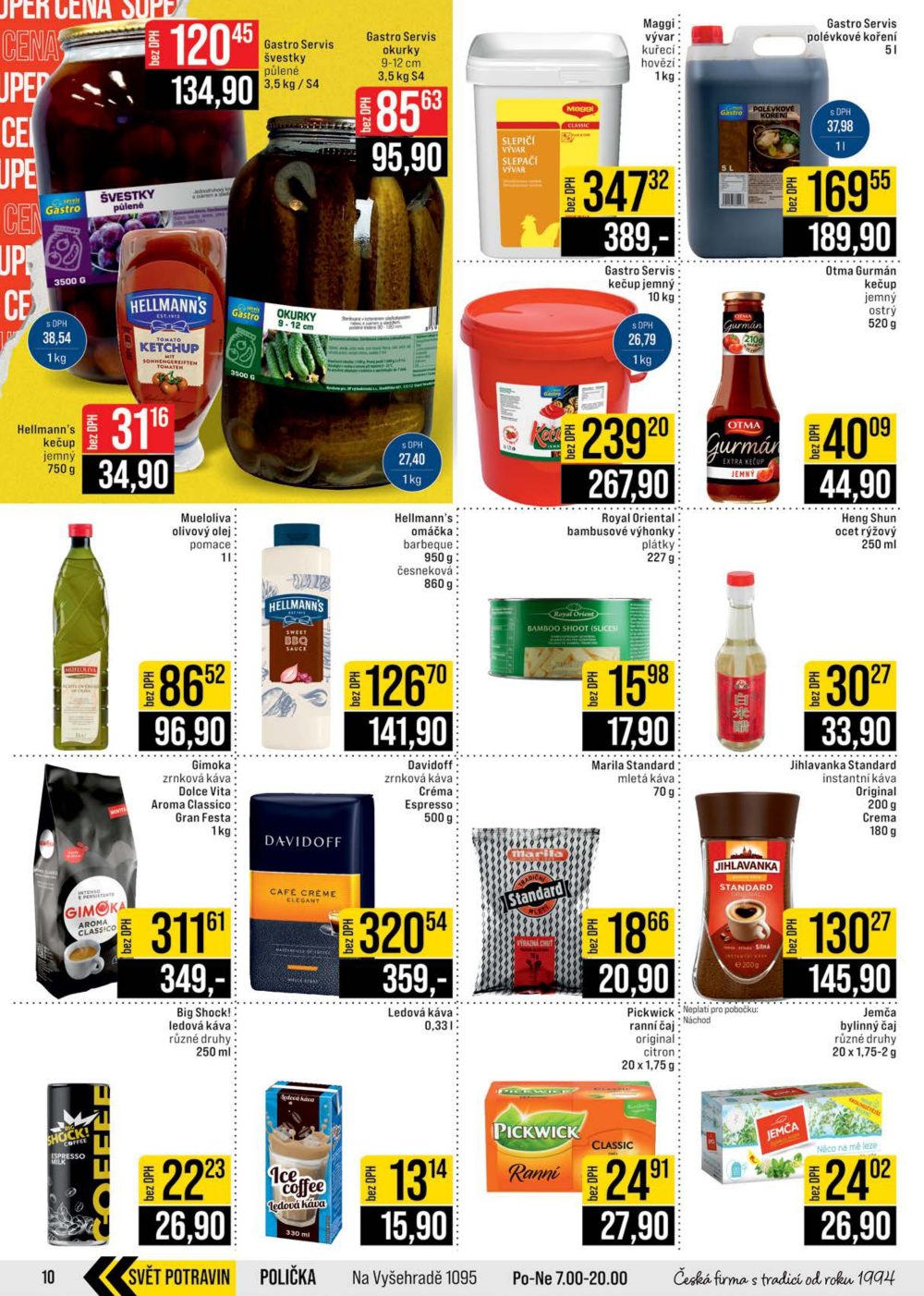 Leták JIP leták CC Cash & Carry - České Budějovice, Most, Náchod, Svoboda nad Úpou, Sušice - strana 10