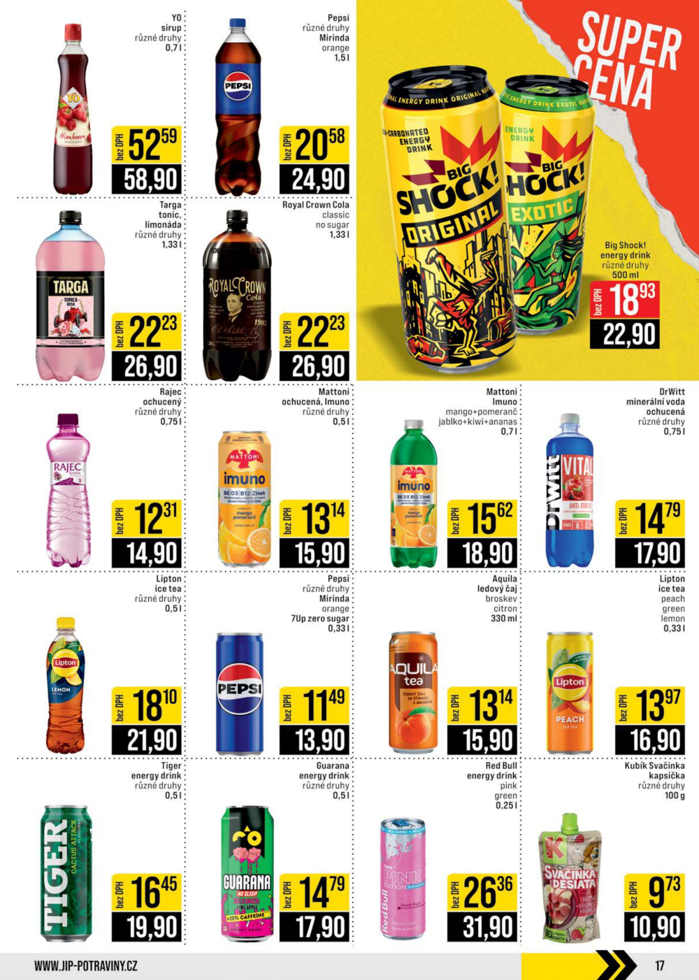 Leták JIP leták CC Cash & Carry - České Budějovice, Most, Náchod, Svoboda nad Úpou, Sušice - strana 17