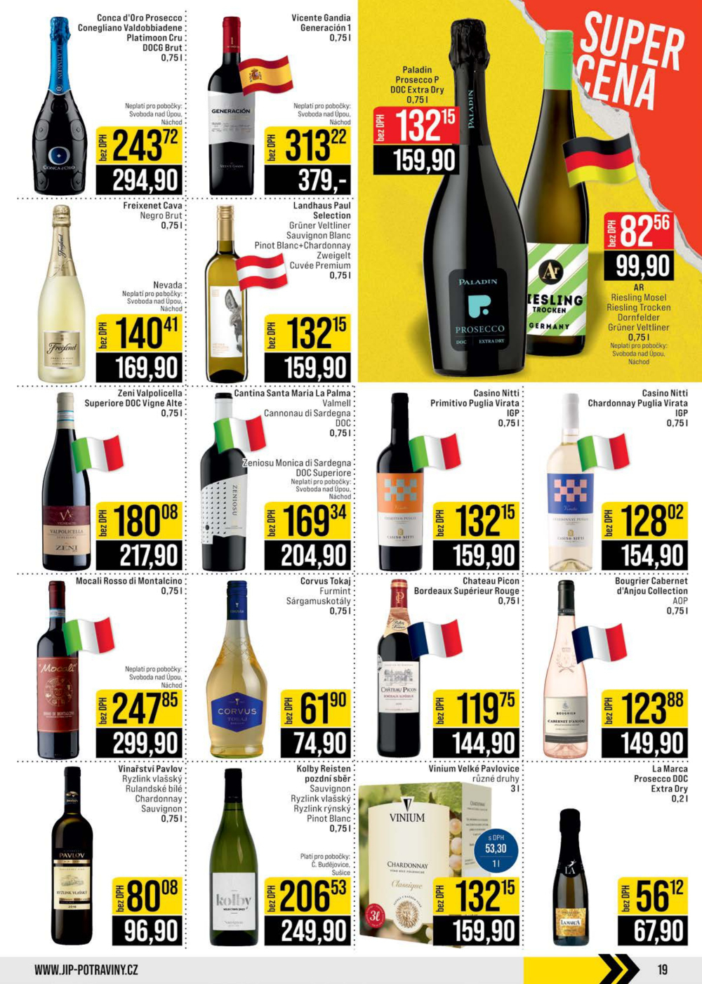 Leták JIP leták CC Cash & Carry - České Budějovice, Most, Náchod, Svoboda nad Úpou, Sušice - strana 19