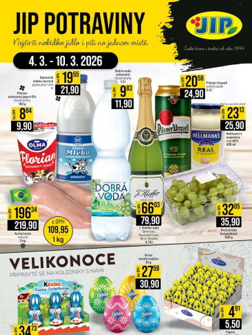 JIP leták CC Cash & Carry - České Budějovice, Most, Náchod, Svoboda nad Úpou, Sušice
