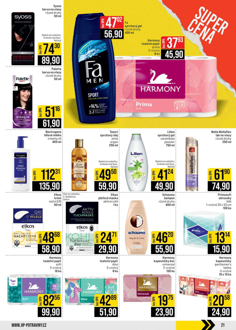 Leták JIP leták CC Cash & Carry - České Budějovice, Most, Náchod, Svoboda nad Úpou, Sušice - strana 21