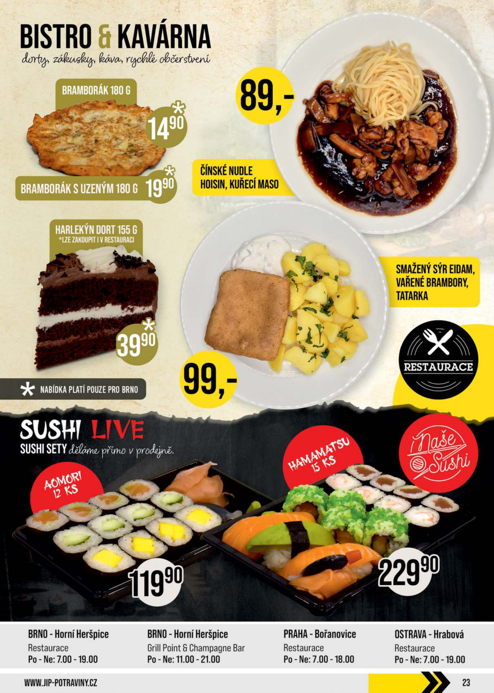 Leták JIP leták CC Cash & Carry - České Budějovice, Most, Náchod, Svoboda nad Úpou, Sušice - strana 23