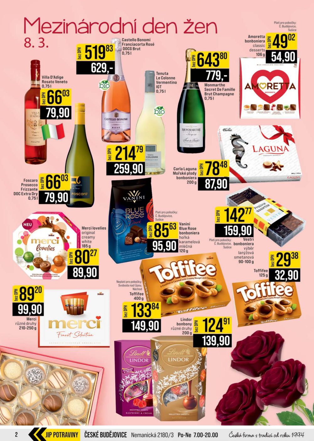 Leták JIP leták CC Cash & Carry - České Budějovice, Most, Náchod, Svoboda nad Úpou, Sušice - strana 2