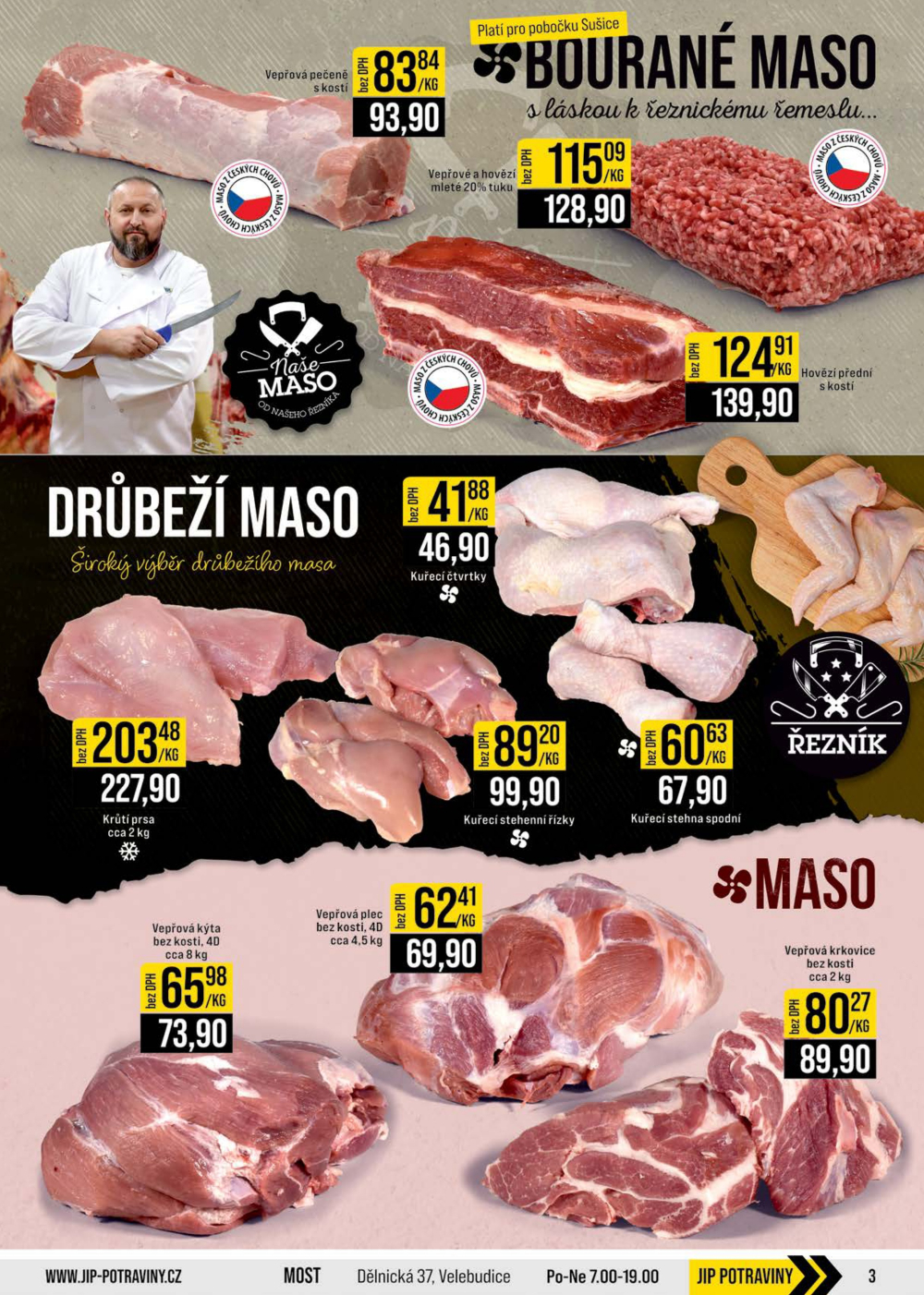 Leták JIP leták CC Cash & Carry - České Budějovice, Most, Náchod, Svoboda nad Úpou, Sušice - strana 3