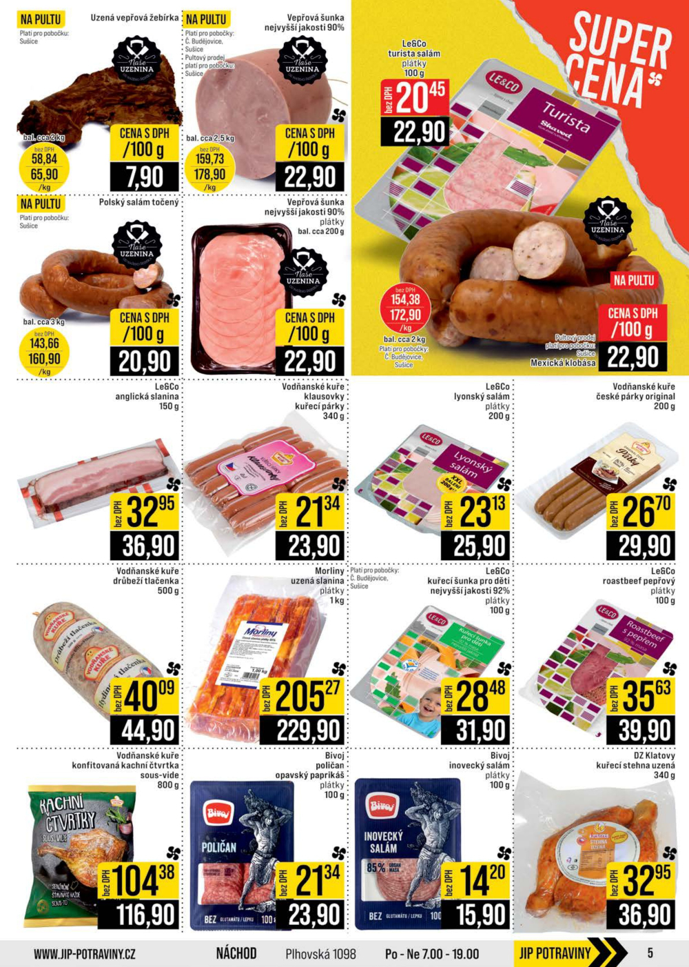 Leták JIP leták CC Cash & Carry - České Budějovice, Most, Náchod, Svoboda nad Úpou, Sušice - strana 5
