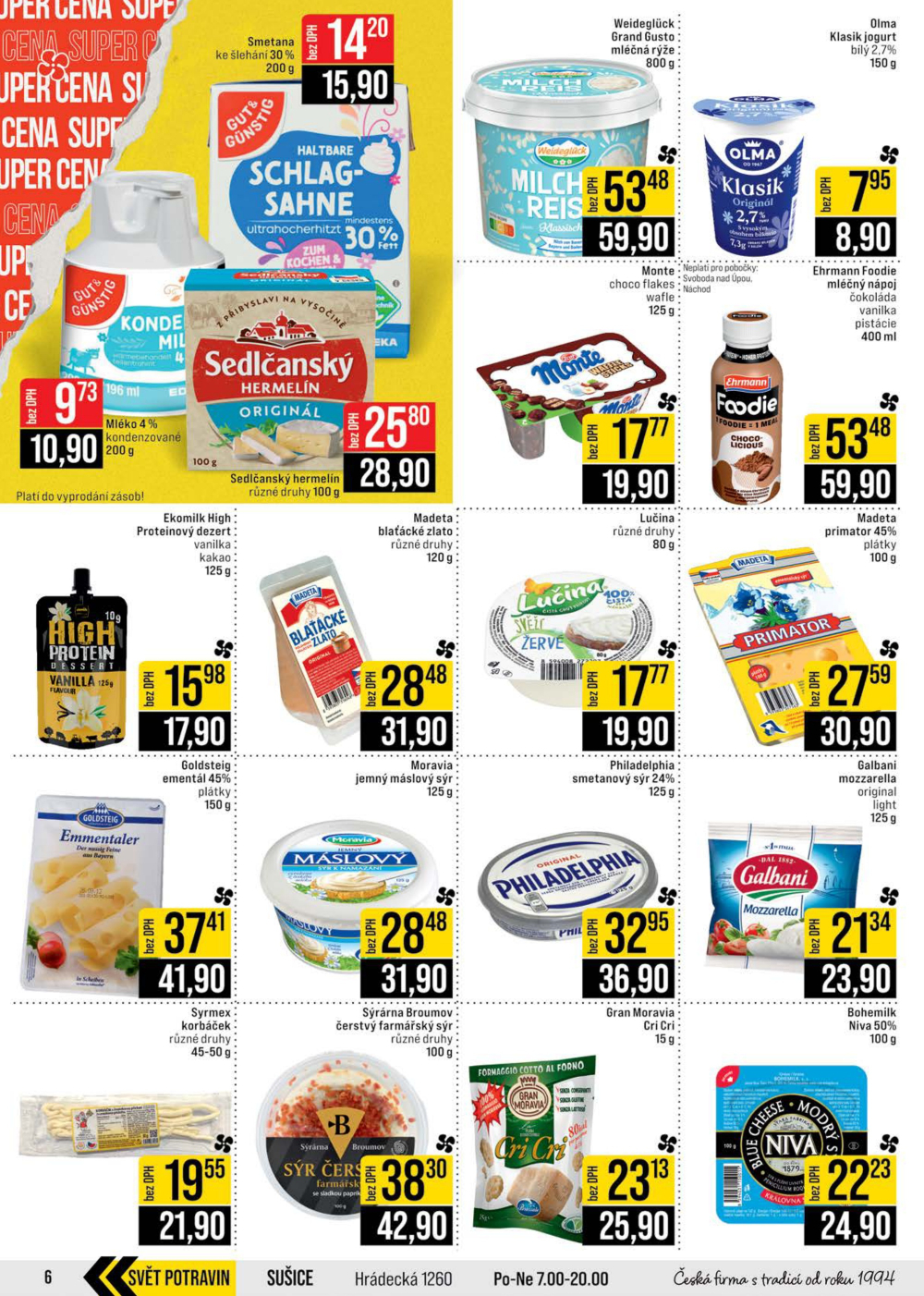 Leták JIP leták CC Cash & Carry - České Budějovice, Most, Náchod, Svoboda nad Úpou, Sušice - strana 6