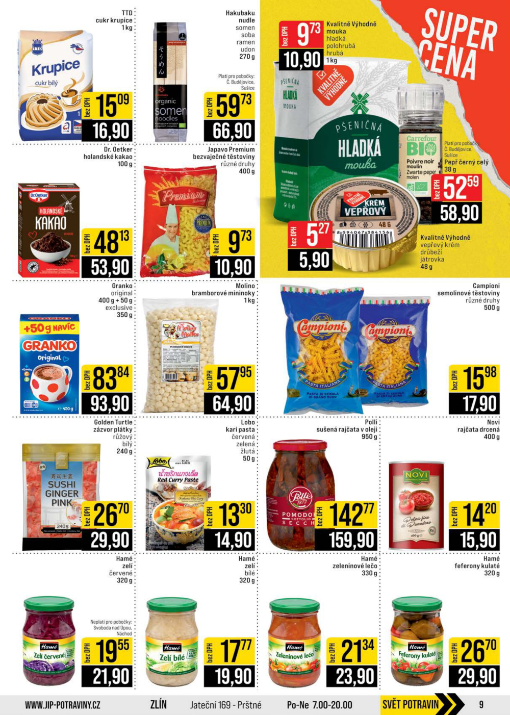 Leták JIP leták CC Cash & Carry - České Budějovice, Most, Náchod, Svoboda nad Úpou, Sušice - strana 9