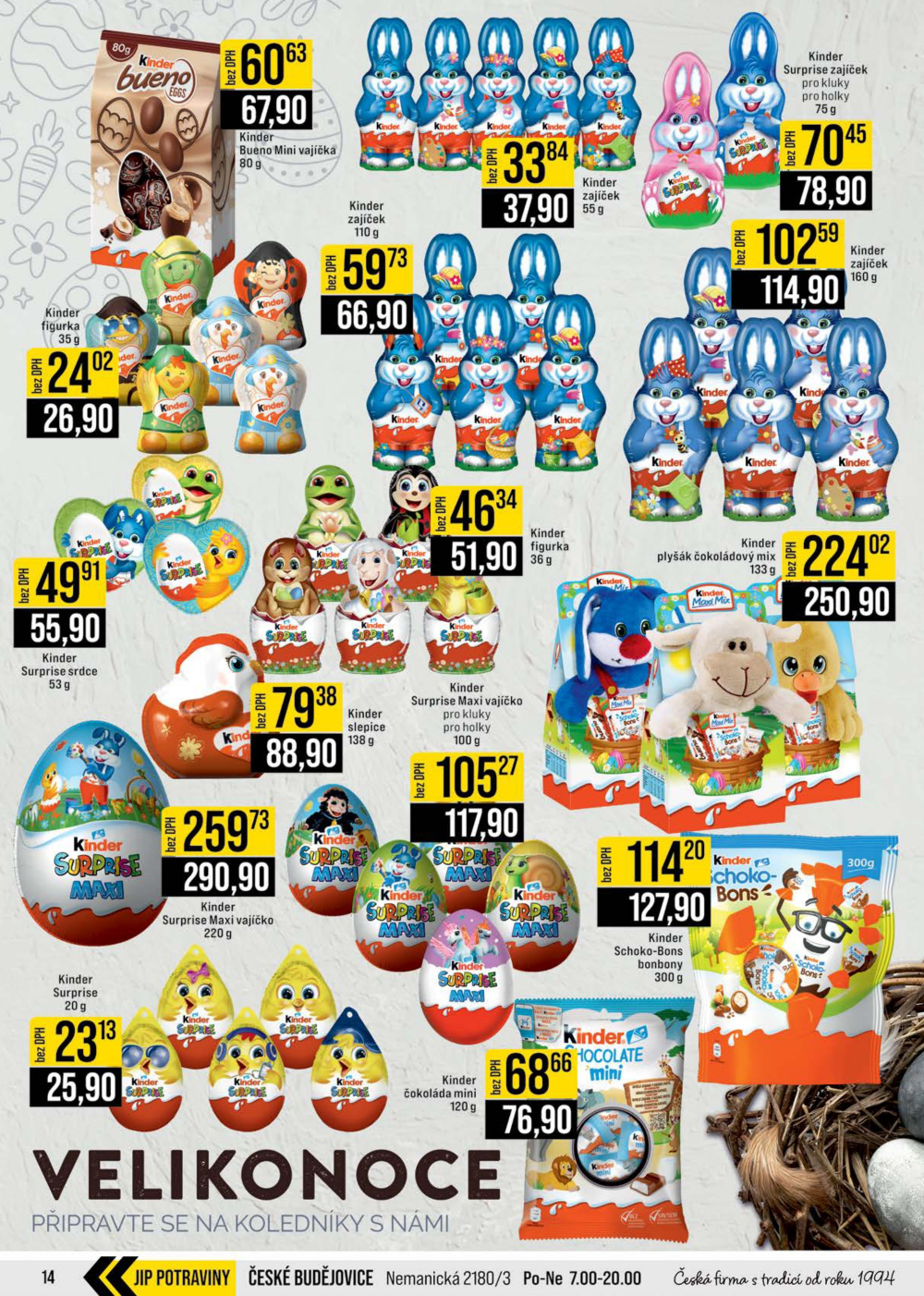 Leták JIP leták CC Cash & Carry - Brno, Ostrava, Praha, Polička, Olomouc, Karlovy Vary, Zlín, Jilemnice, Pardubice - strana 14