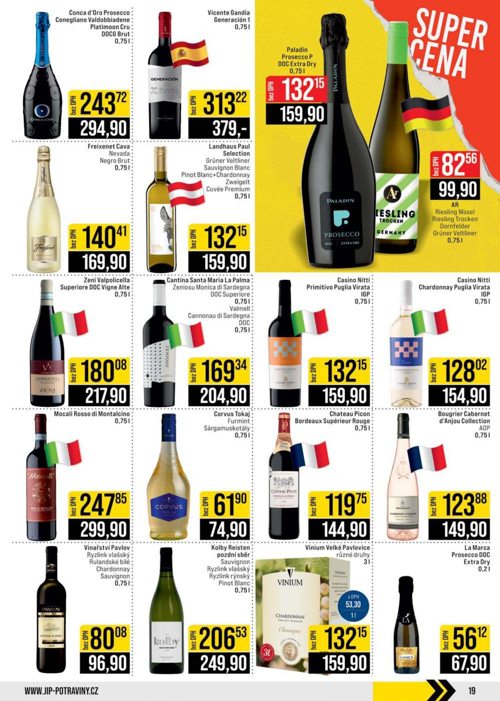 Leták JIP leták CC Cash & Carry - Brno, Ostrava, Praha, Polička, Olomouc, Karlovy Vary, Zlín, Jilemnice, Pardubice - strana 19