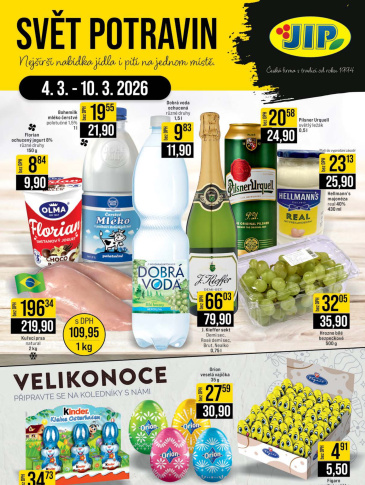 JIP leták CC Cash & Carry - Brno, Ostrava, Praha, Polička, Olomouc, Karlovy Vary, Zlín, Jilemnice, Pardubice