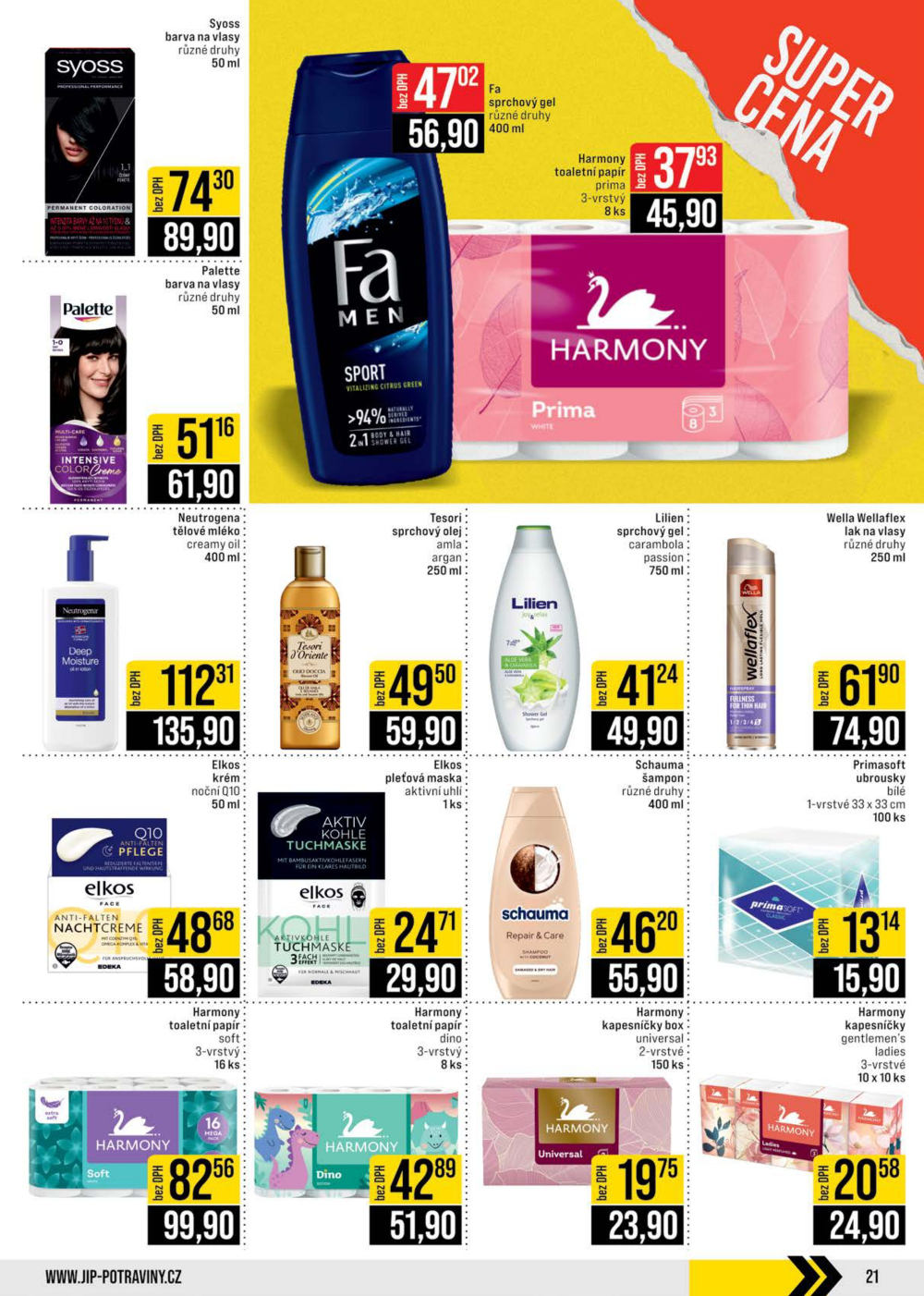 Leták JIP leták CC Cash & Carry - Brno, Ostrava, Praha, Polička, Olomouc, Karlovy Vary, Zlín, Jilemnice, Pardubice - strana 21