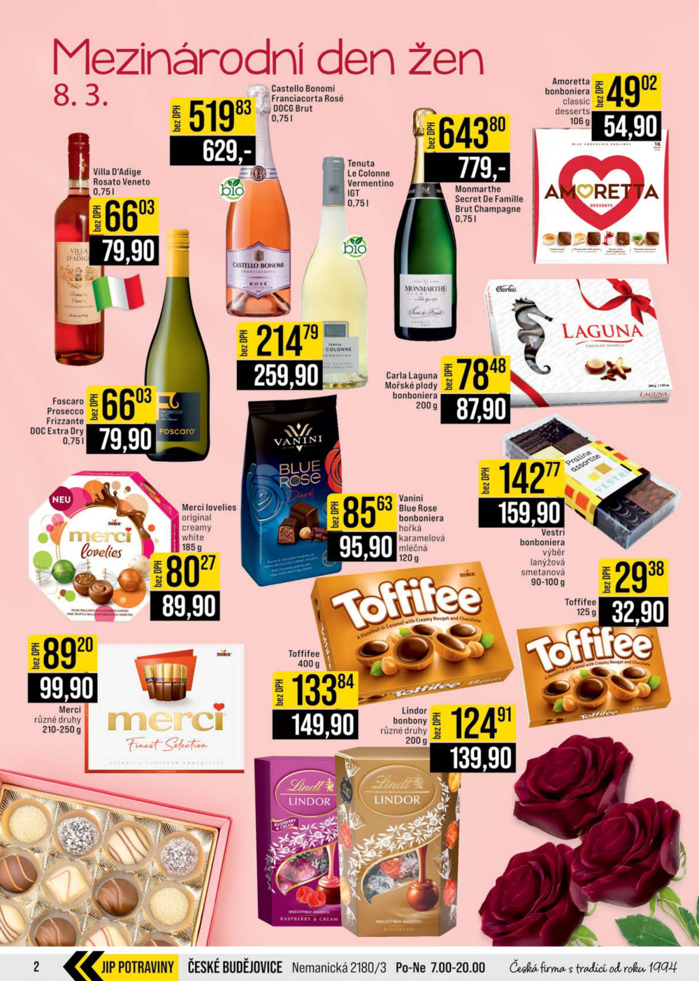 Leták JIP leták CC Cash & Carry - Brno, Ostrava, Praha, Polička, Olomouc, Karlovy Vary, Zlín, Jilemnice, Pardubice - strana 2