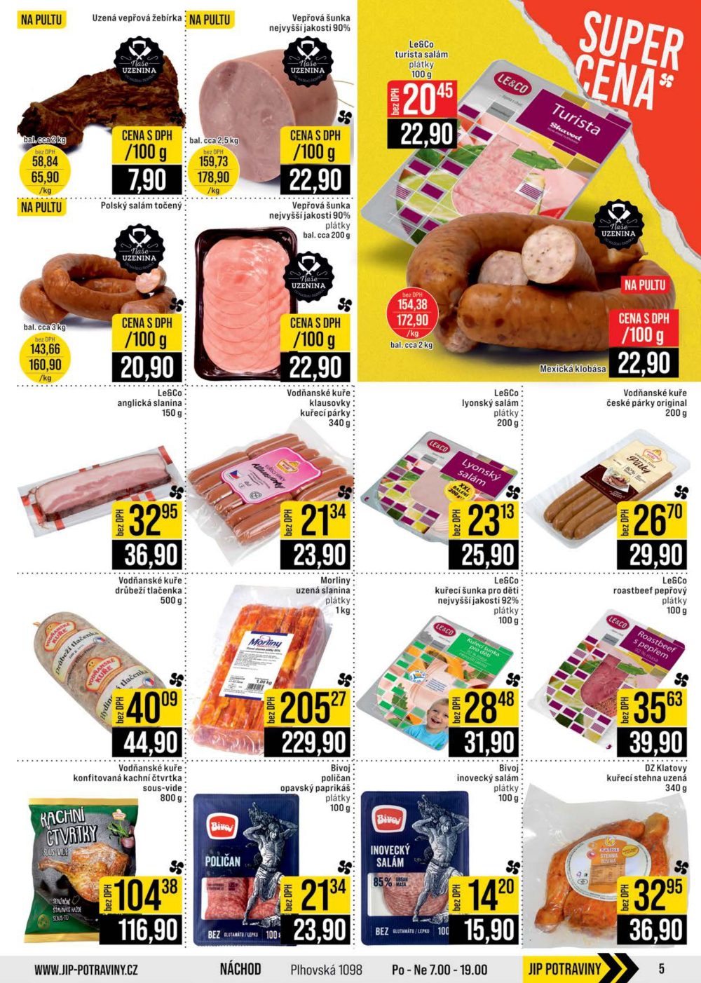 Leták JIP leták CC Cash & Carry - Brno, Ostrava, Praha, Polička, Olomouc, Karlovy Vary, Zlín, Jilemnice, Pardubice - strana 5