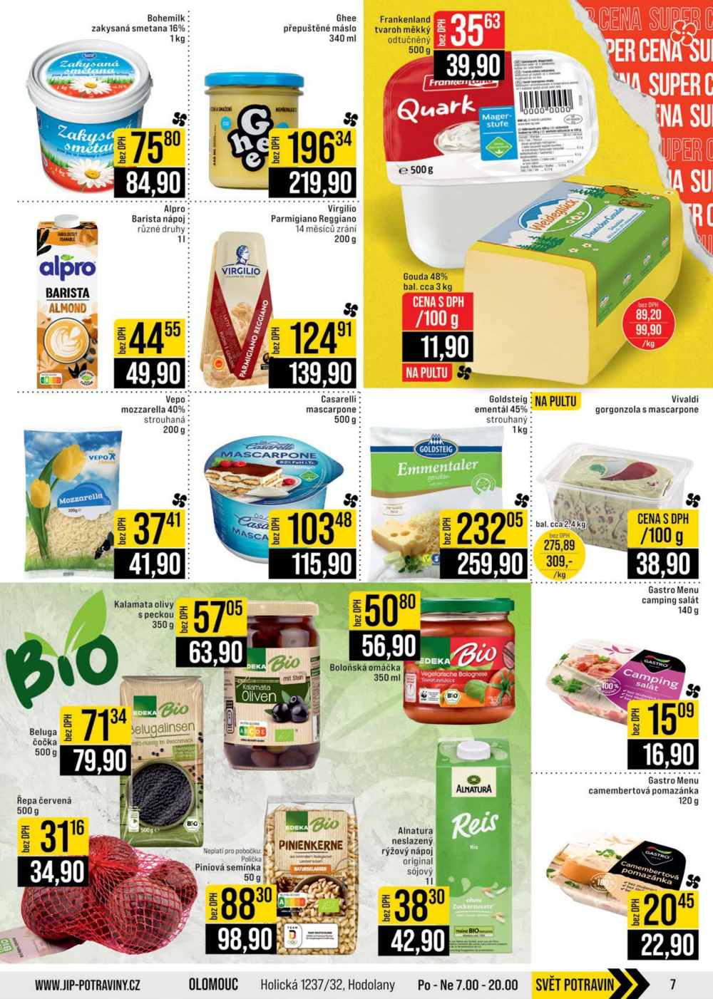 Leták JIP leták CC Cash & Carry - Brno, Ostrava, Praha, Polička, Olomouc, Karlovy Vary, Zlín, Jilemnice, Pardubice - strana 7