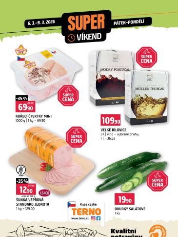 Terno leták - Víkendovka